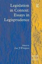 Legislation in Context: Essays in Legisprudence