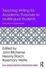 Teaching Writing for Academic Purposes to Multilingual Students: Instructional Approaches