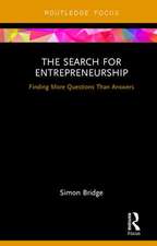 The Search for Entrepreneurship: Finding More Questions Than Answers