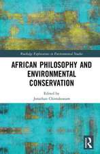 African Philosophy and Environmental Conservation