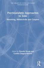 Psychoanalytic Approaches to Loss: Mourning, Melancholia and Couples