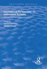 International Perspectives on Information Systems: A Social and Organisational Dimension