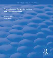 Prevention and Early Intervention with Children in Need