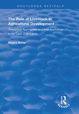 The Role of Livestock in Agricultural Development: Theoretical Approaches and Their Application in the Case of Sri Lanka