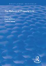 The Reform of Property Law