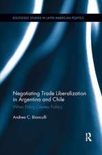 Negotiating Trade Liberalization in Argentina and Chile: When Policy creates Politics