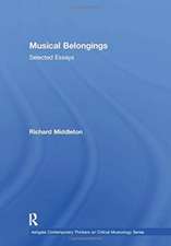 Musical Belongings: Selected Essays