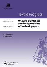 Weaving of 3D Fabrics: A Critical Appreciation of the Developments