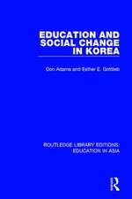 Education and Social Change in Korea