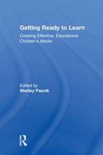 Getting Ready to Learn: Creating Effective, Educational Children’s Media