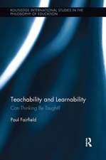 Teachability and Learnability: Can Thinking Be Taught?