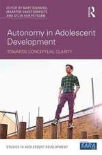 Autonomy in Adolescent Development: Towards Conceptual Clarity