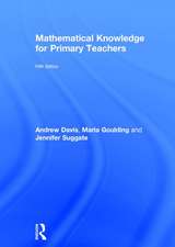 Mathematical Knowledge for Primary Teachers