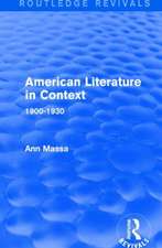 American Literature in Context: 1900-1930