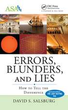 Errors, Blunders, and Lies: How to Tell the Difference