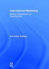 International Marketing: Strategy development and implementation