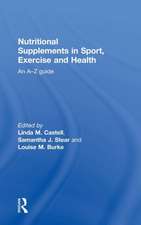 Nutritional Supplements in Sport, Exercise and Health: An A-Z Guide