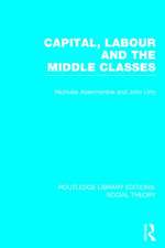 Capital, Labour and the Middle Classes (RLE Social Theory)