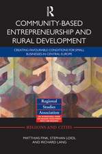 Community-based Entrepreneurship and Rural Development: Creating Favourable Conditions for Small Businesses in Central Europe