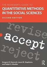 The Reviewer’s Guide to Quantitative Methods in the Social Sciences