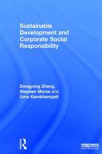 Sustainable Development and Corporate Social Responsibility