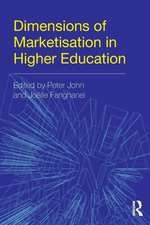 Dimensions of Marketisation in Higher Education