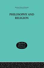 Philosophy and Religion