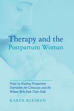 Therapy and the Postpartum Woman: Notes on Healing Postpartum Depression for Clinicians and the Women Who Seek their Help