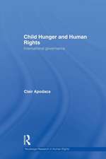 Child Hunger and Human Rights: International Governance