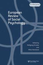 European Review of Social Psychology: Volume 15