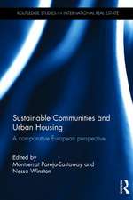 Sustainable Communities and Urban Housing: A Comparative European Perspective