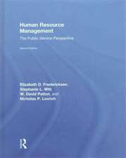 Human Resource Management: The Public Service Perspective