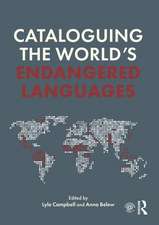 Cataloguing the World's Endangered Languages