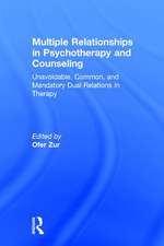 Multiple Relationships in Psychotherapy and Counseling: Unavoidable, Common, and Mandatory Dual Relations in Therapy