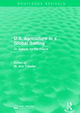 U.S. Agriculture in a Global Setting: An Agenda for the Future