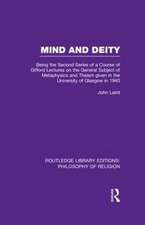 Mind and Deity: Being the Second Series of a Course of Gifford Lectures on the General Subject of Metaphysics and Theism given in the University of Glasgow in 1940