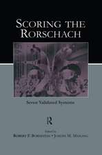 Scoring the Rorschach: Seven Validated Systems