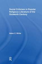 Social Criticism in Popular Religious Literature of the Sixteenth Century