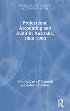 Professional Accounting and Audit in Australia, 1880-1900