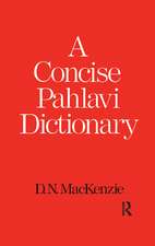 A Concise Pahlavi Dictionary