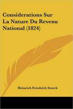 Considerations Sur La Nature Du Revenu National (1824)