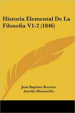 Historia Elemental De La Filosofia V1-2 (1846)