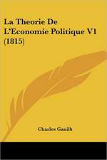 La Theorie De L'Economie Politique V1 (1815)