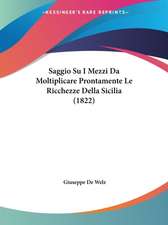 Saggio Su I Mezzi Da Moltiplicare Prontamente Le Ricchezze Della Sicilia (1822)