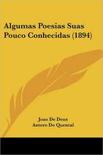 Algumas Poesias Suas Pouco Conhecidas (1894)