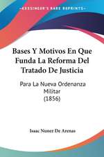 Bases Y Motivos En Que Funda La Reforma Del Tratado De Justicia