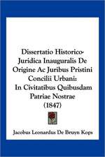 Dissertatio Historico-Juridica Inauguralis De Origine Ac Juribus Pristini Concilii Urbani