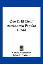 Que Es El Cielo? Astronomia Popular (1896)