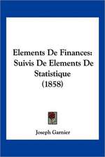 Elements De Finances