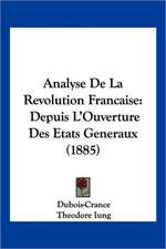 Analyse De La Revolution Francaise